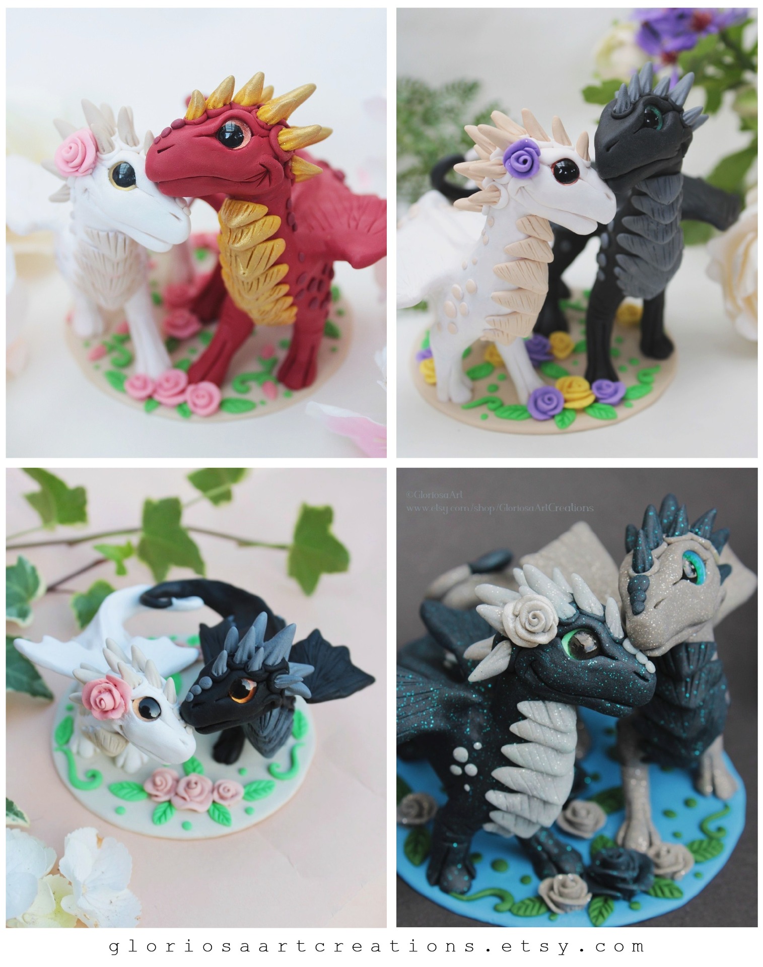 Tiny cute dragons
